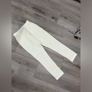 Something Navy New White Pant